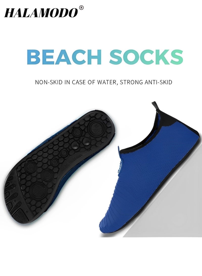 HALAMODO Water Shoes for Women & Men Quick-Dry Water Sports Barefoot Shoes Swim Surf Shoes Soft Bottom Outdoor Lightweight Diving Shoes for Hiking & Beach & Surf & Yoga Sport - Image 4
