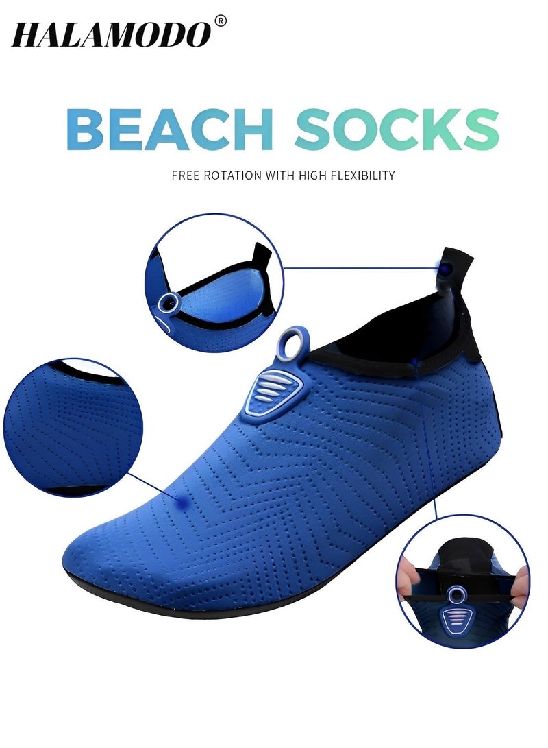 HALAMODO Water Shoes for Women & Men Quick-Dry Water Sports Barefoot Shoes Swim Surf Shoes Soft Bottom Outdoor Lightweight Diving Shoes for Hiking & Beach & Surf & Yoga Sport - Image 3