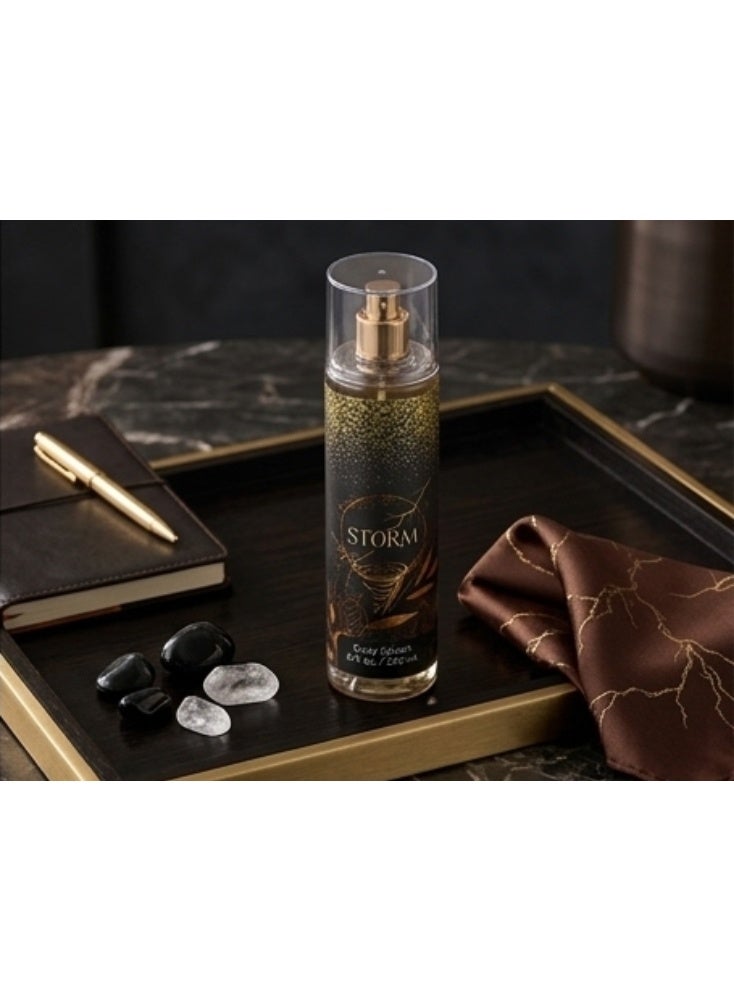 ستورم سبلاش جسم  للنساء 250 مل معطر جسم برائحة تدوم طويلاً بخاخ منعش للجسم عطر نسائي خفيف للاستخدام اليومي برائحة أنثوية فاخرة يمنح انتعاشاً يدوم طوال اليوم - Image 3