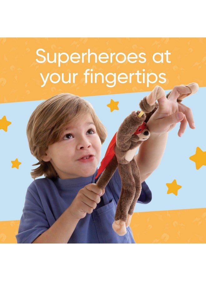 Playmaker Toys Set of 3 Flying Flingshot Howler Monkeys Plush Toys with Sound, 11.5''H - Image 2