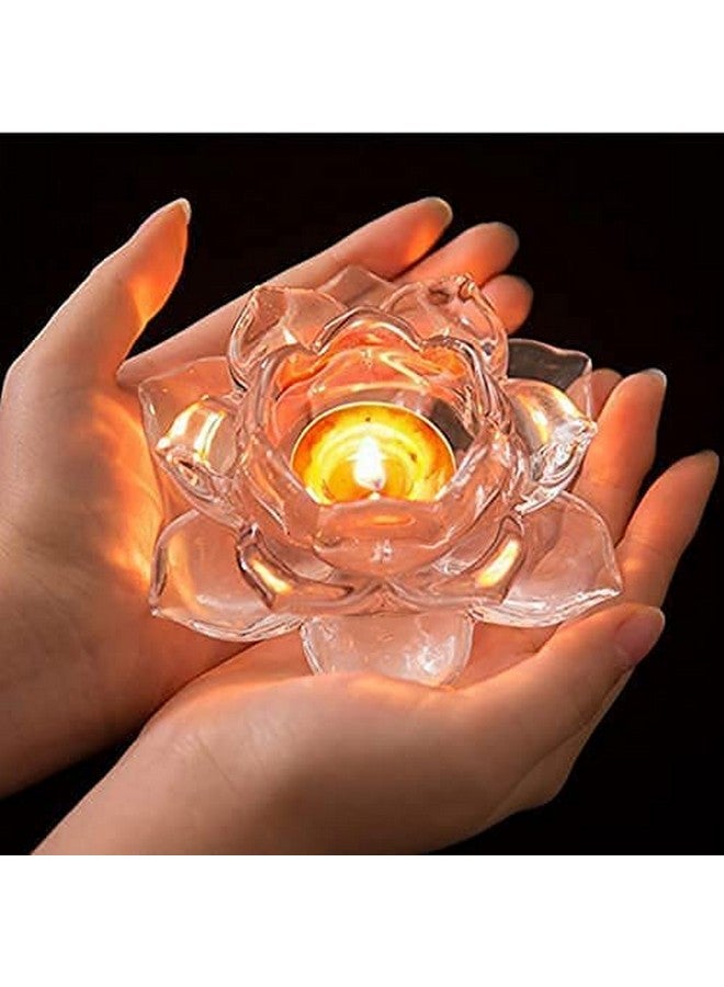 Snoogg SNOOGG® Pack of 2 Silicone Moulds of Tea Light Candle Holder in Lotus Shape for Epoxy Resin Art, DIY, Casting,Making Coaster, Home Decoration, Cup Mat and More ..  - Image 2