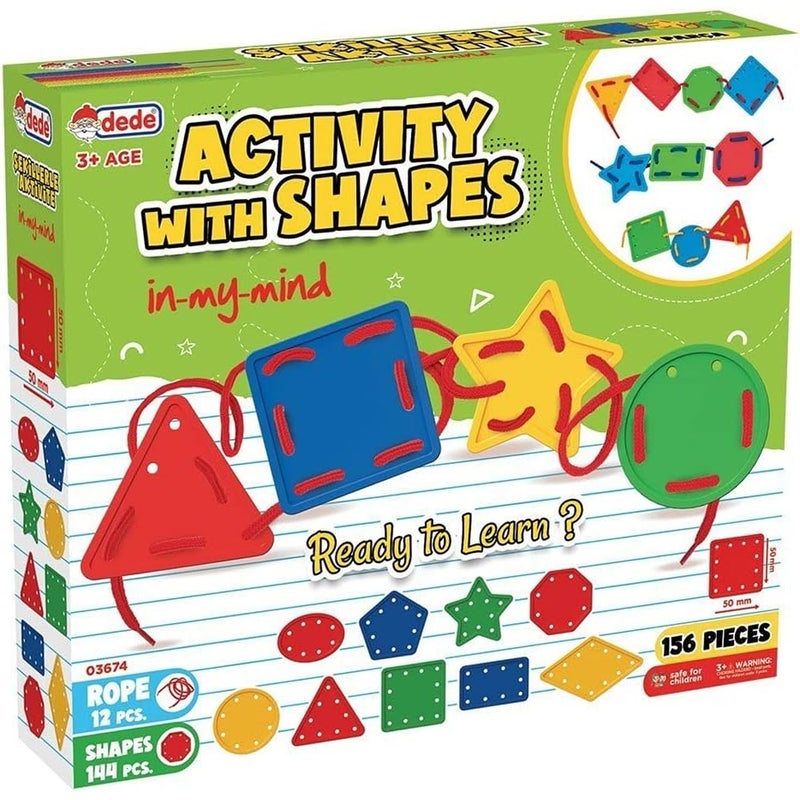 Dede - Activity with Shapes 156 Pieces - 03674 - Image 1