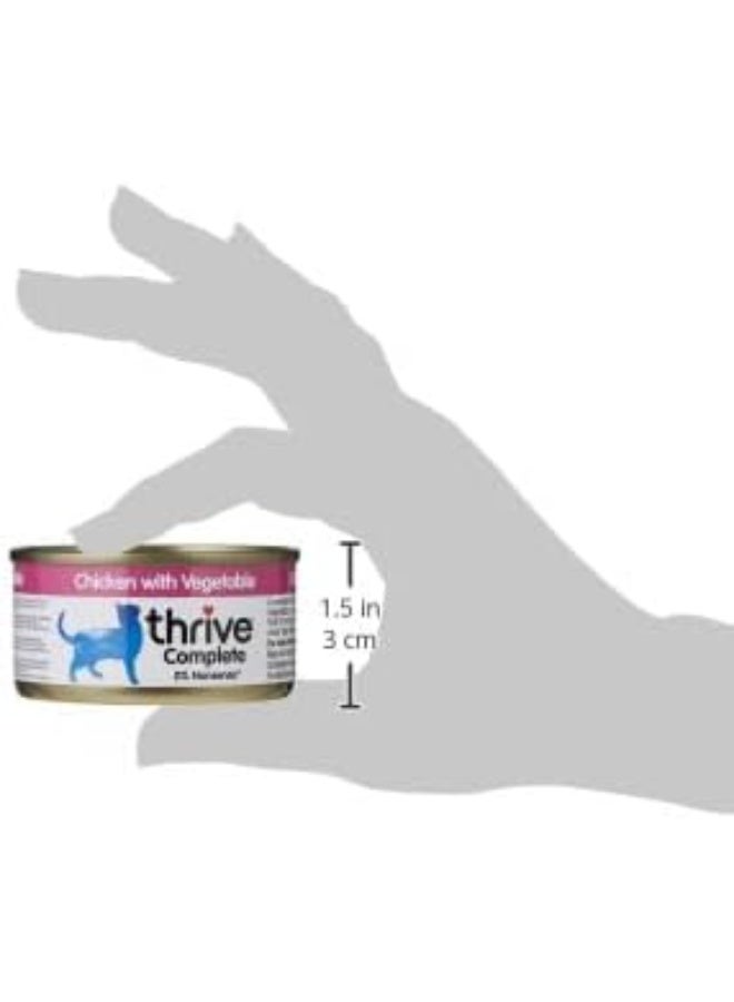 Thrive Complete Cat Chicken w/Vegetable Wet Food 75G - Image 3