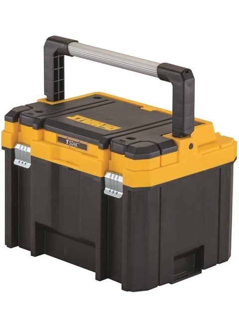 DEWALT TSTAK Tool Box, Extra Large Design, Fixed Divider for Tool Organization, Water and Debris Resistant (DWST17814)