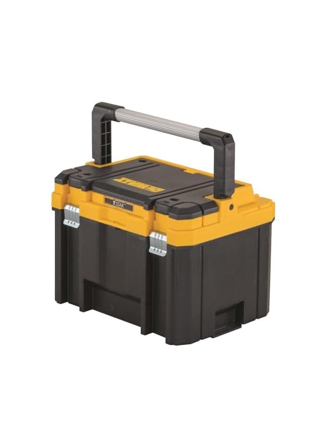 DEWALT TSTAK Tool Box, Extra Large Design, Fixed Divider for Tool Organization, Water and Debris Resistant (DWST17814)