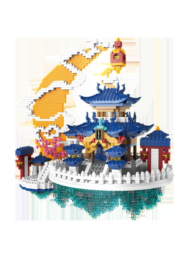 Dream High Compatible With Lego Mini Guanghan Palace Building Blocks Assembling Educational Toys Micro-particle Building Model Creative Birthday Gift - Image 5