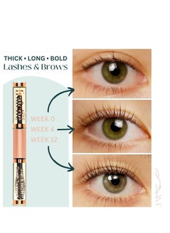 Live Fraiche Live Fraiche Organic Castor Oil (4oz) + Filled Mascara Tube, 100% USDA Pure, Cold Pressed, Hexane Free Lash Serum Hair Growth Oil for Eyelashes, Eyebrows, Hair - Brow and Hair Treatment Oil  - Image 3