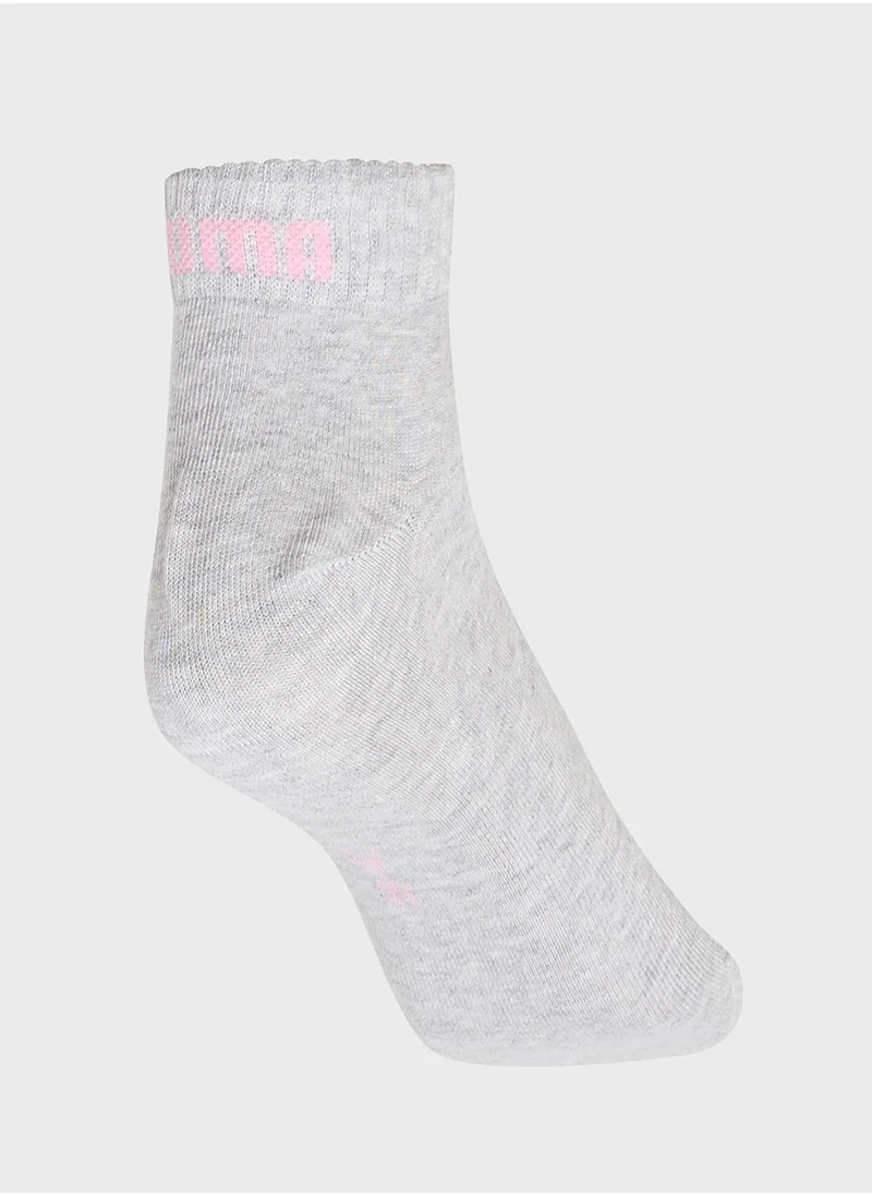 بوما 3 Pack Quarter Plain Socks