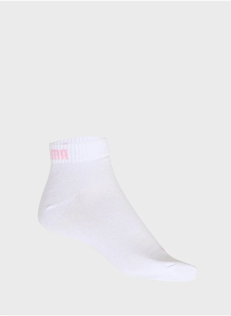 PUMA  3 Pack Quarter Plain Socks for Women | Best Price UAE