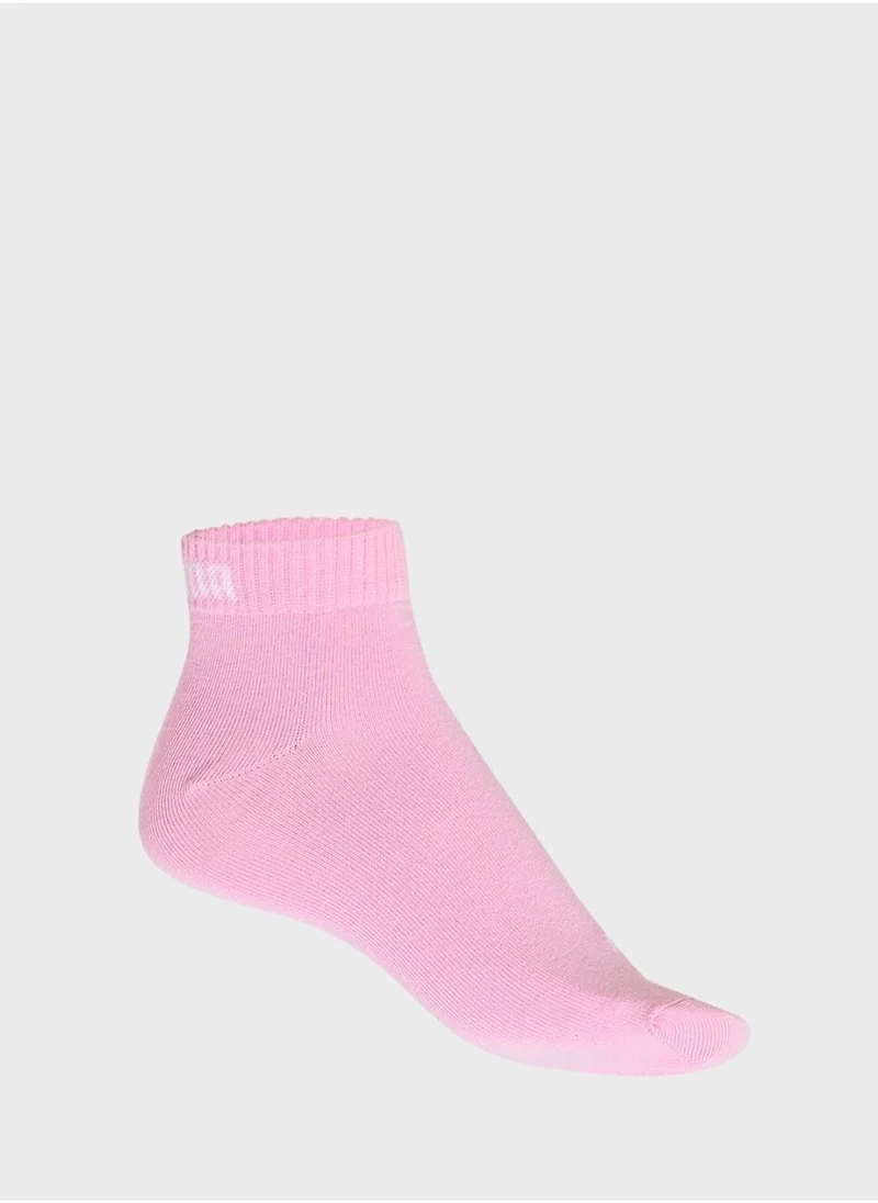 PUMA  3 Pack Quarter Plain Socks for Women | Best Price UAE
