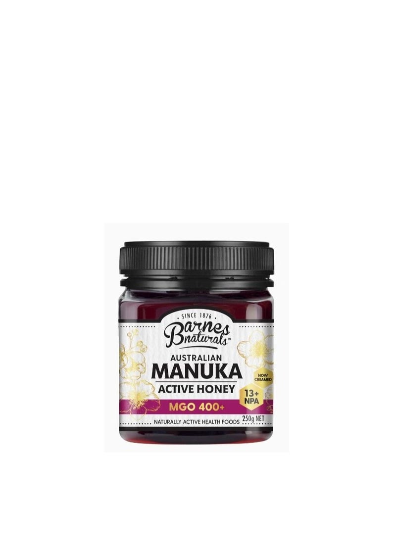 Barnes Natural - Barnes Naturals Australian Manuka Active Honey MGO 400 , 250g - Image 1