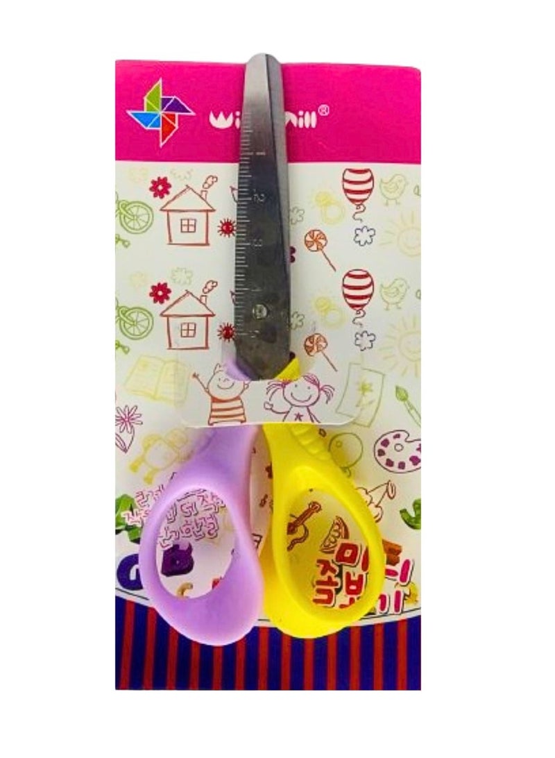 WINDMILL Kids Scissor Stainless Comfortable Steel ABS Bandle Blade - Image 1