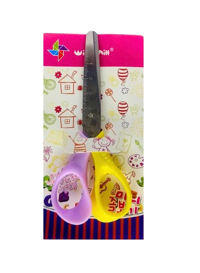 WINDMILL Kids Scissor Stainless Comfortable Steel ABS Bandle Blade - Image 2