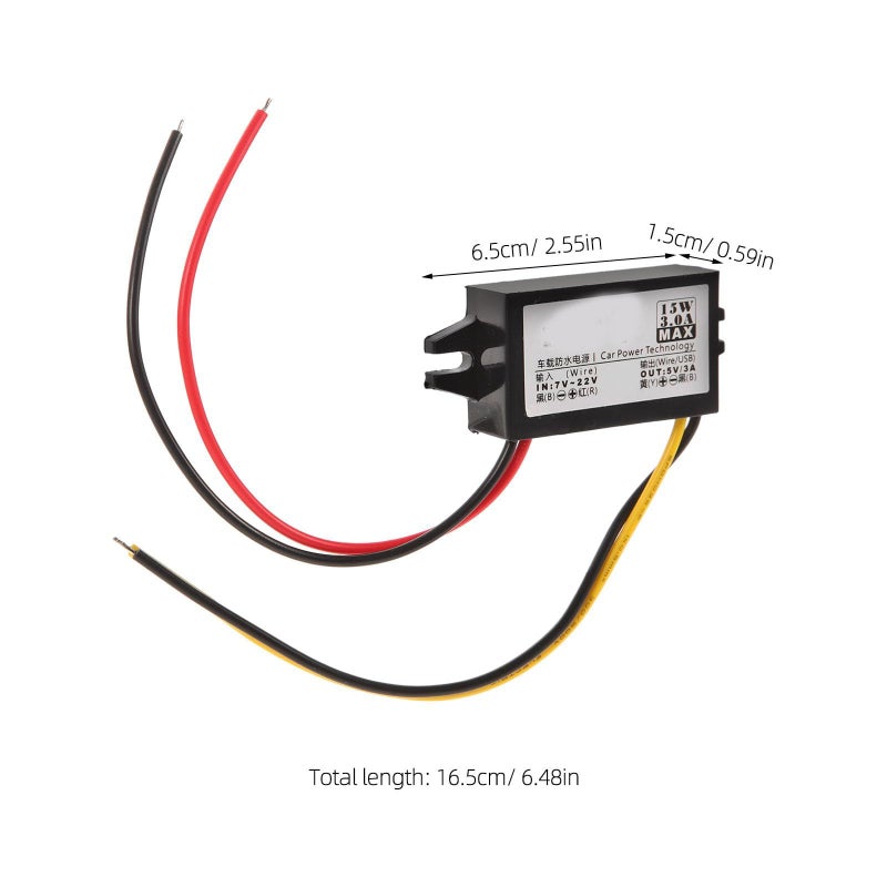 Vehicle Power Converter 12V to 3V 5V 9V Automotive Voltage Regulator Rectifier - Image 3