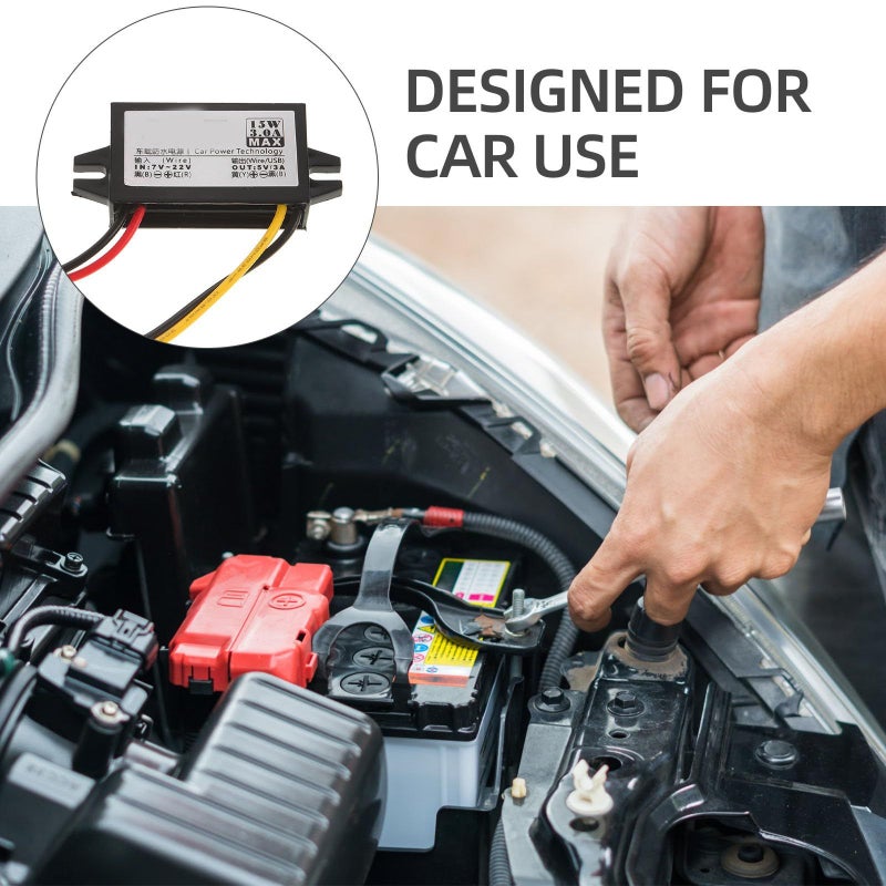Vehicle Power Converter 12V to 3V 5V 9V Automotive Voltage Regulator Rectifier - Image 4