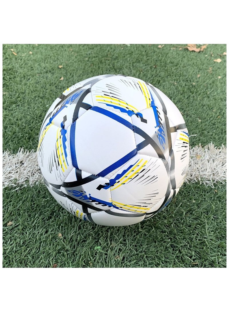 Unisex-Adult Training Football Soccer Ball Size 5 with Excellent Bounce, Shape Retention & Durable Design for Long-Lasting Play - Image 1