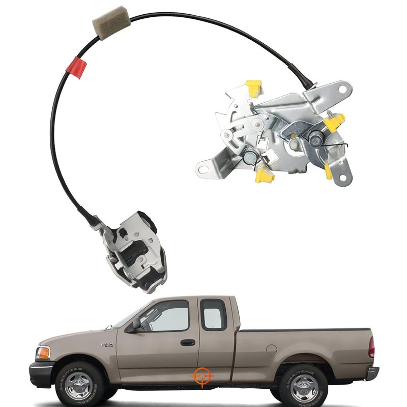 TQPONLY قفل الباب الخلفي الأيسر TQPONLY لسيارات فورد F250 و F150 ذات الكابينة الممتدة من 1997-2004 - Image 1