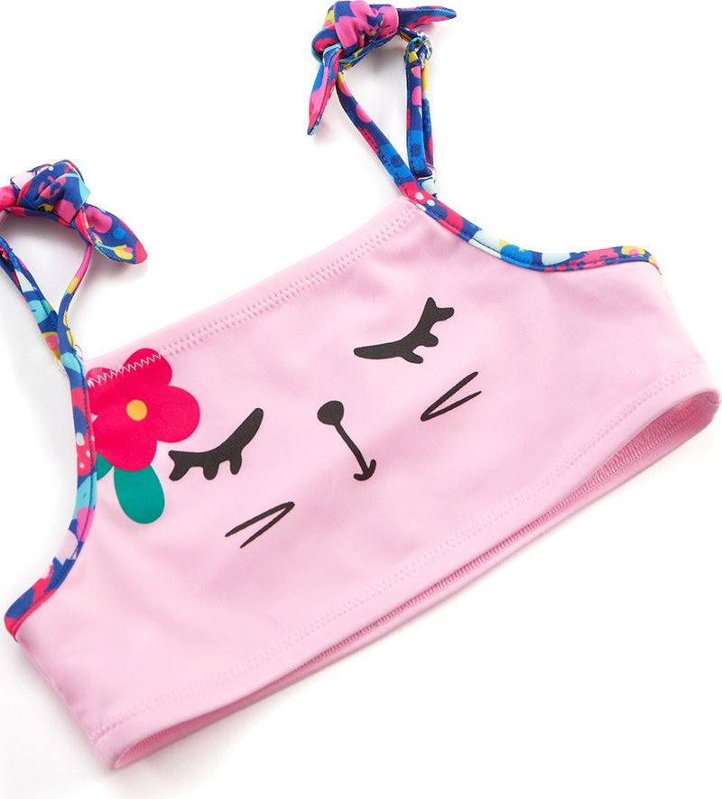 Denokids Floral Cat Girl Bikini  - Image 3