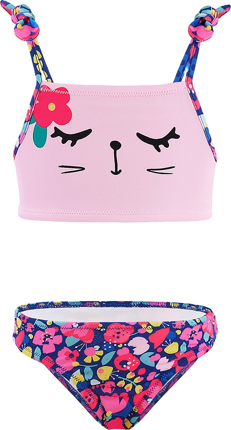 Denokids Floral Cat Girl Bikini  - Image 1