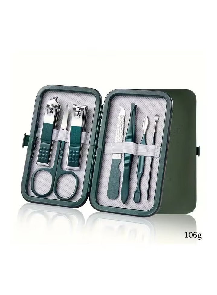 اترجسز المهنية 7 / 10 / 12 / 18 قطعة مجموعة العناية بالأظافر مسمار كليبرز الفولاذ المقاوم للصدأ مجموعة مانيكير مانيكير مجموعة مع حقيبة - Image 1