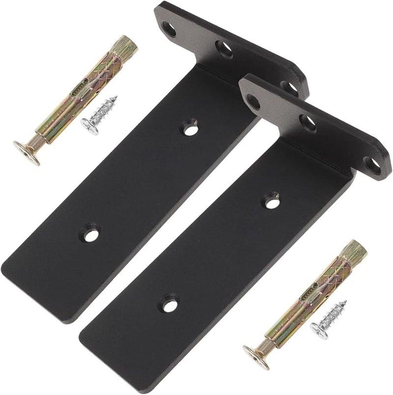 Jojofuny 2 Pack Heavy Duty Wall Mounted Shelf Bracket 15X9 7CM Strong Support Easy Installation - Image 2