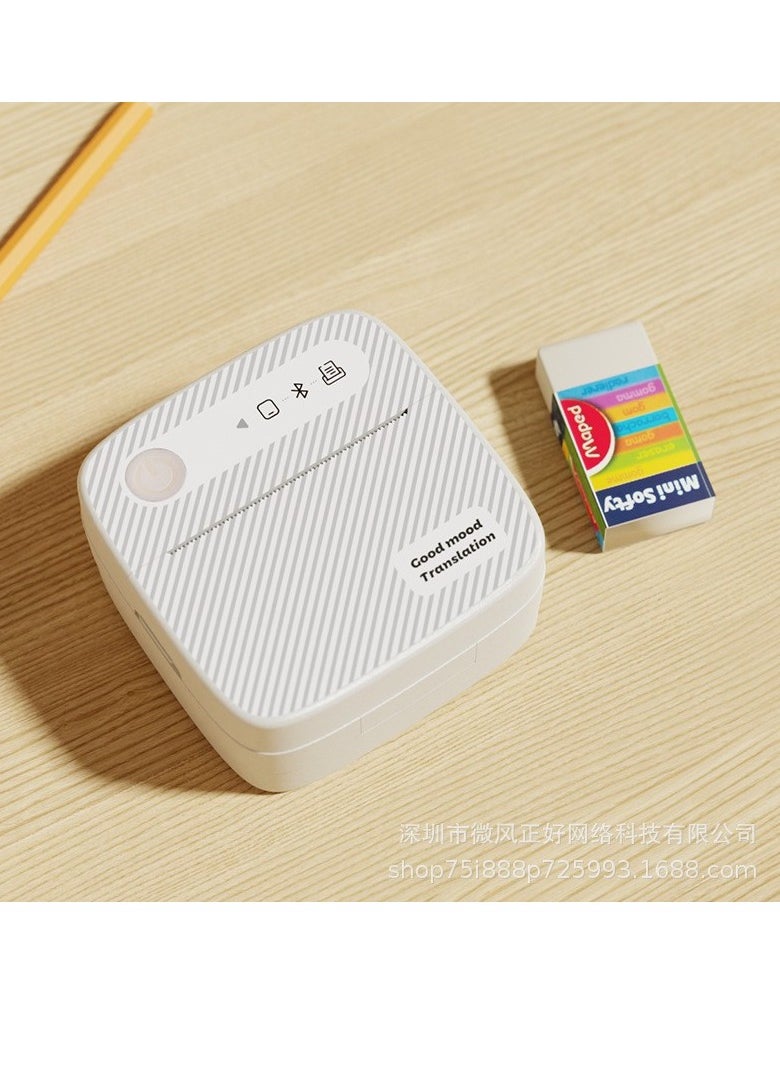 Healife Portable Wireless Printer Mini Pocket Bluetooth Thermal Printer, Portable Printer, Sticker Maker, For Office Organization, Home Kitchen, School. Compatible with Android iOS smartphones for labeling, receipts, photos, notes, and memos  - Image 2