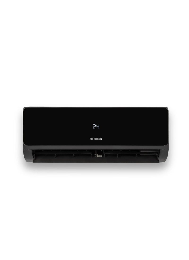 Fresh Fresh split air conditioner - smart inverter, 1.5 HP, cold - hot, black, SIFW13H/IP-BLACK  - Image 1