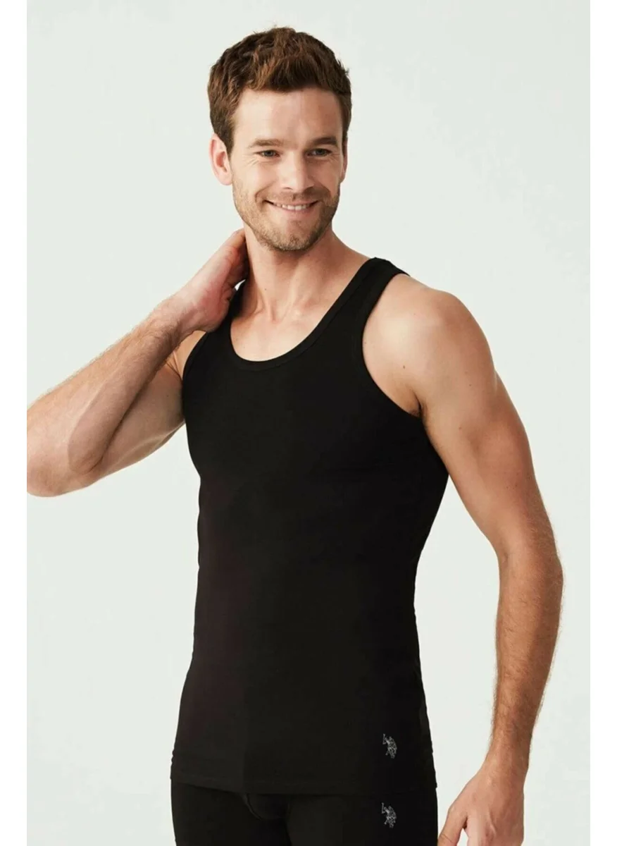 يو اس بولو اسن 80088 Men's Undershirt Boxer Set-Black