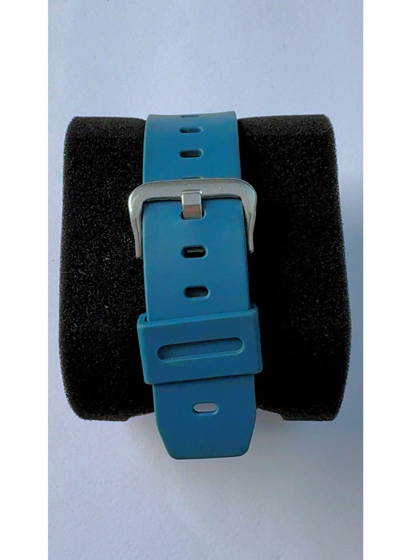 R&B Men's Digital Sports Watch - 5ATM Water Resistant, Luminous Display, Teal Blue - Pre-Owned (Looks Like New / Excellent Condition) - Image 4