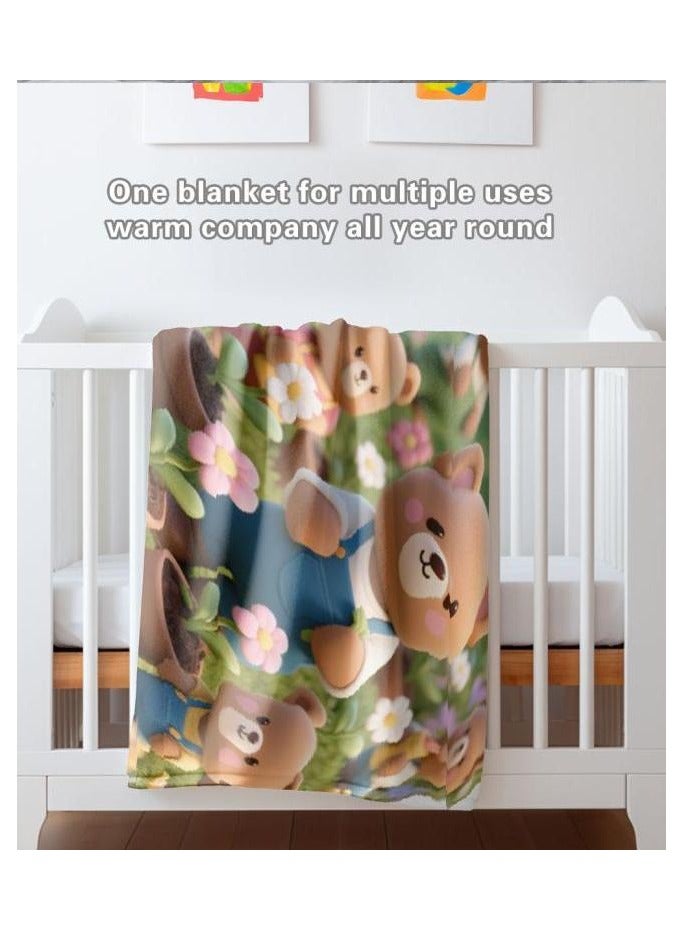 general Flannel thin blanket (warm and comfortable, suitable for sleep, gaming, dust removal and sandproof) 150cm*200cm - 519 - Image 5