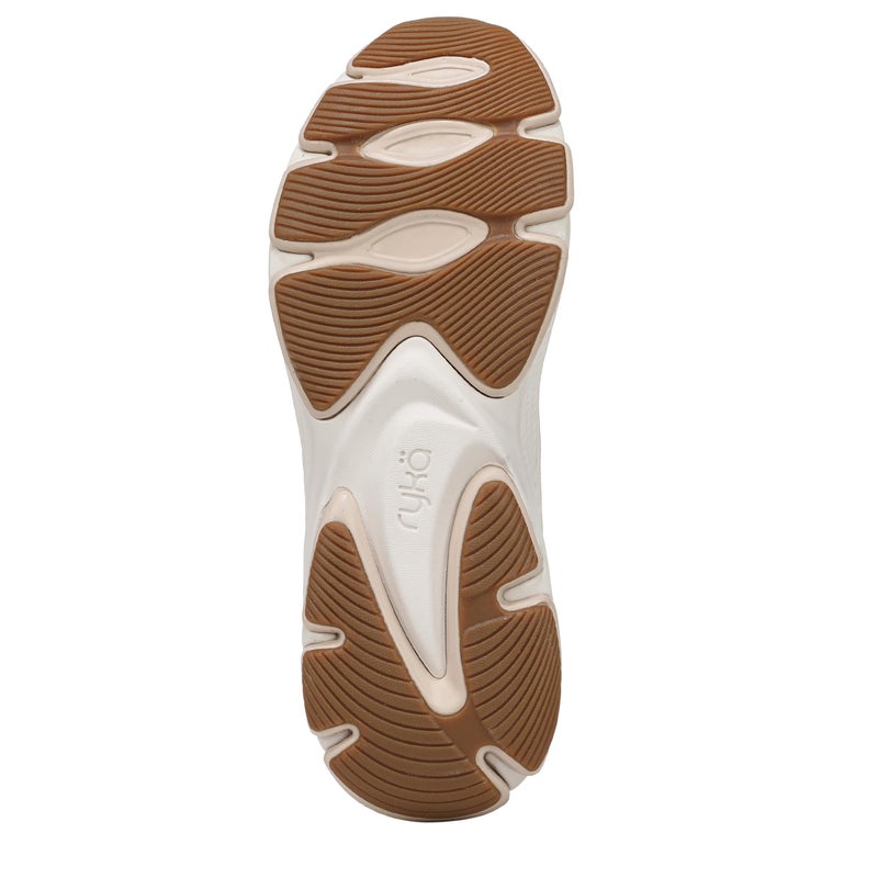 Ryka Womens Devotion X Max RS Walking Shoes Beige Metallic Mesh Fabric 5 M - Image 4