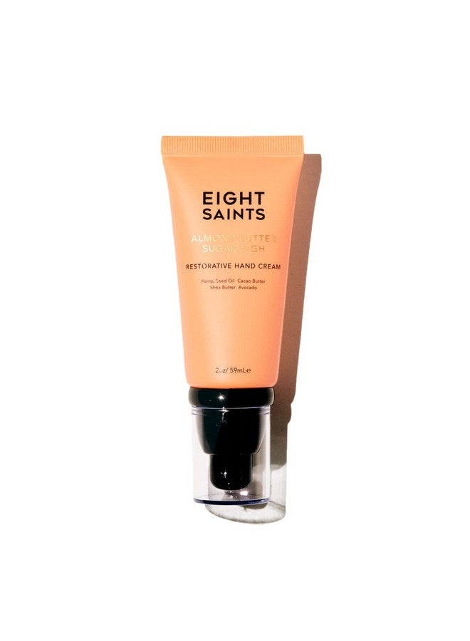 Eight Saints Almond Butter Sugar High Hand Cream For Dry Cracked Hands, Natural And Organic Hand Lotion For Dry Hands To Hydrate, Protect And Heal, 2 Ounces - Image 1