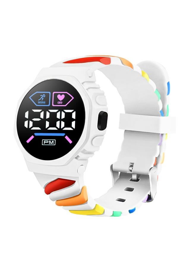 Manufacturers Of New Electronic Watches High School Students Fashionable Hand Ring Watch Round Sports Children's Electronic Watch 