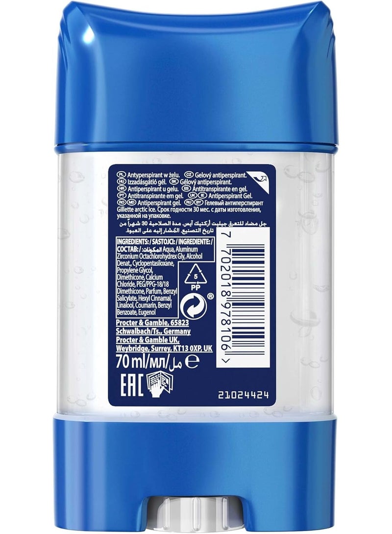 Gillette Anti-perspirant Gel Arctic Ice 48HR Protection 70 ml - Image 4