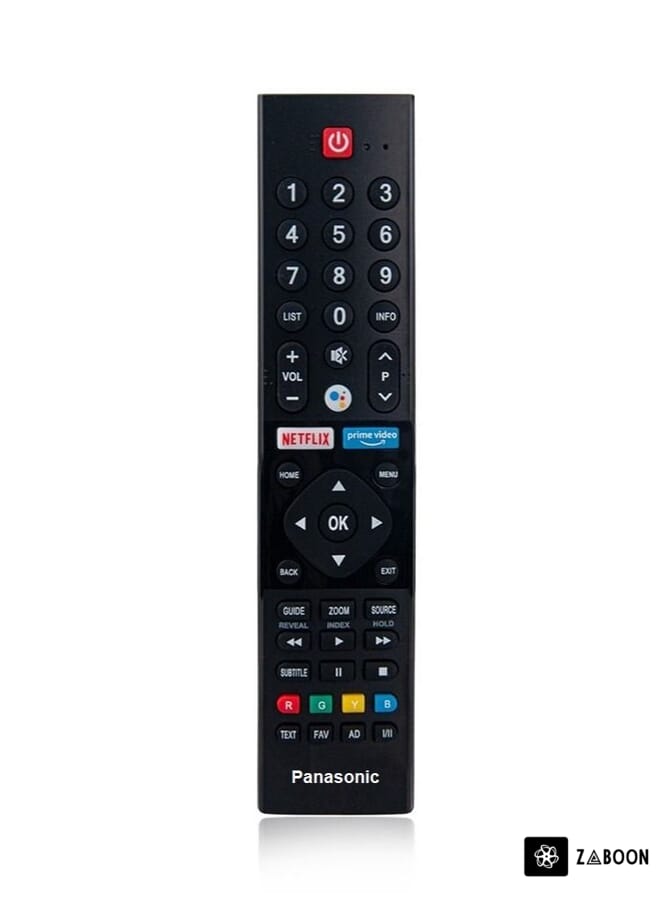 Zaboon Replacement IR Remote Control For Panasonic Smart TV LCD LED Black
