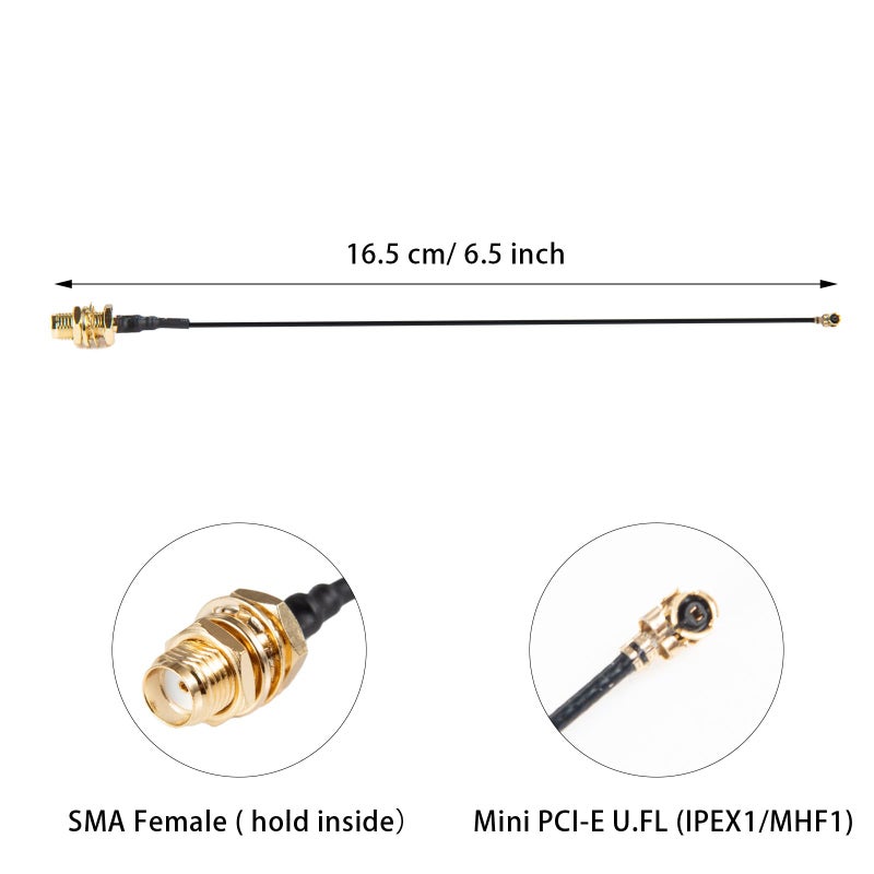 eifagur 915MHz LoRa Antenna with SMA Male Connector for Meshtastic LORA32 915MHz ESP32 LoRa OLED Board + 15cm IPEX Extension Cableï¼ˆ2 Setsï¼‰, Eifagur - Image 3