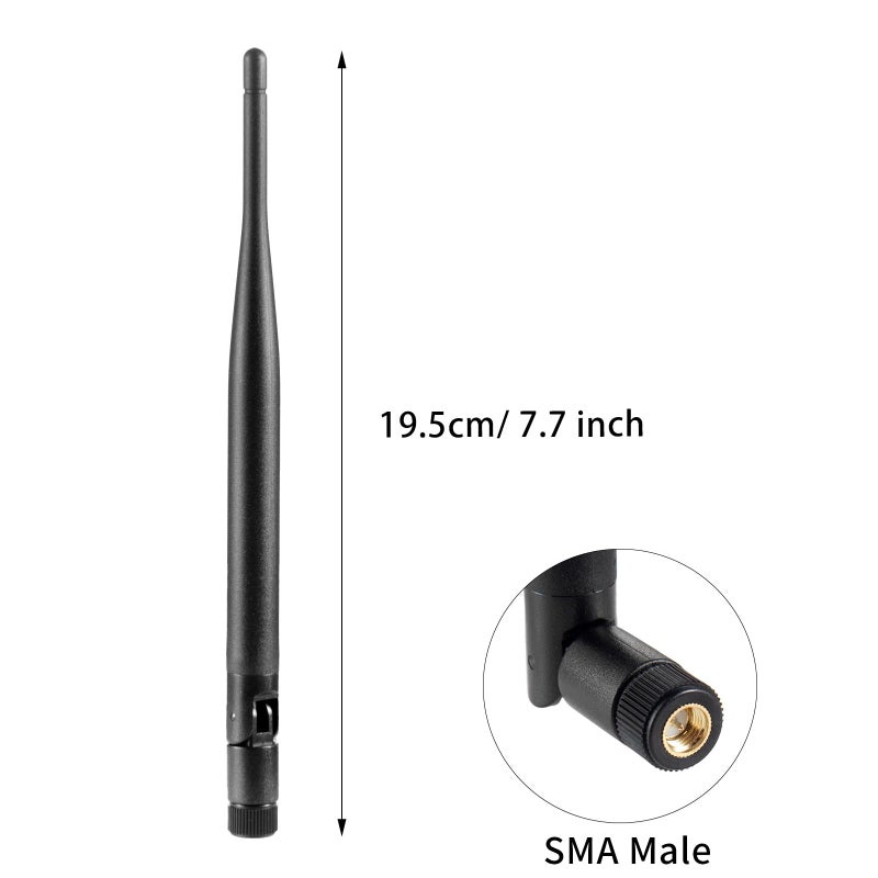 eifagur 915MHz LoRa Antenna with SMA Male Connector for Meshtastic LORA32 915MHz ESP32 LoRa OLED Board + 15cm IPEX Extension Cableï¼ˆ2 Setsï¼‰, Eifagur - Image 2