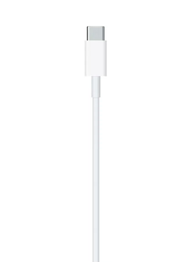 كابل USB-C إلى Lightning بطول 1 متر – أبيض – يدعم شحن سريع حتى 30 واط
