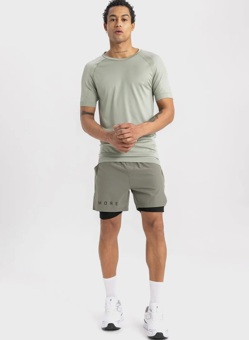 DeFacto Defactofit Slim Fit Crew Neck T-Shirt