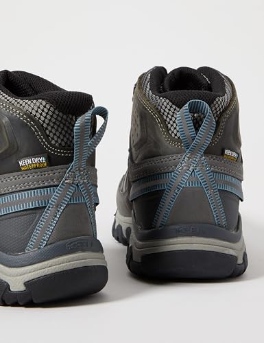 Keen أحذية المشي النسائية KEEN Targhee 3 بارتفاع متوسط ومقاومة للماء، مغناطيس/أزرق أتلانتيك، 9.5 - Image 5
