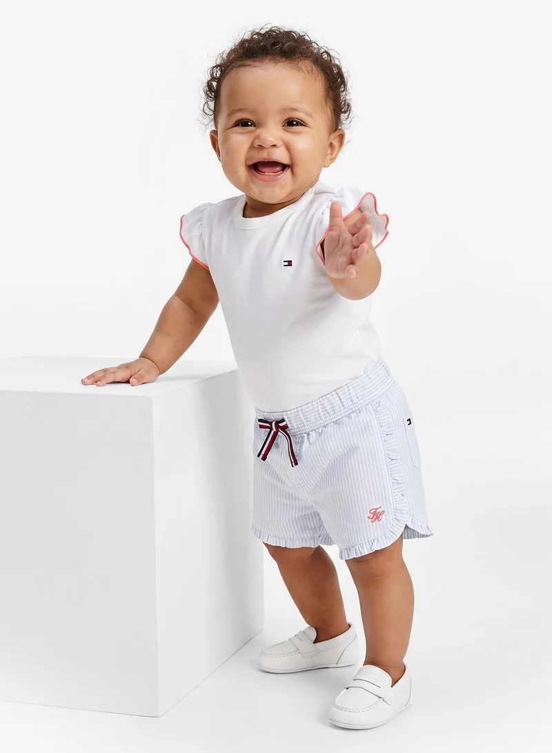 Ithaca Stripe T-Shirt And Shorts Set