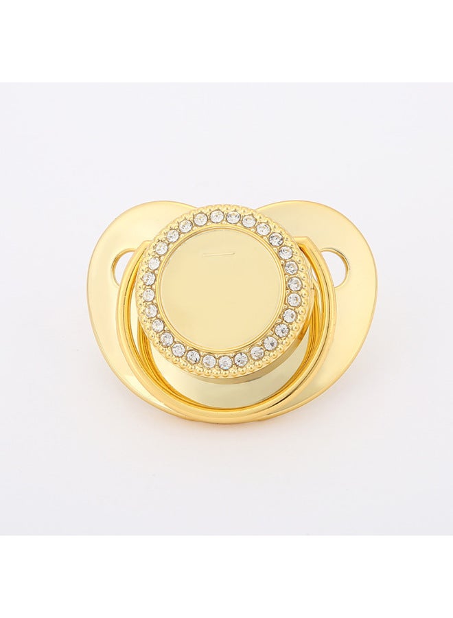 Solid Color Pacifier Diamond Silicone Baby Molars Baby Products Pacifier Pacifier Simulation Bite Pacifier