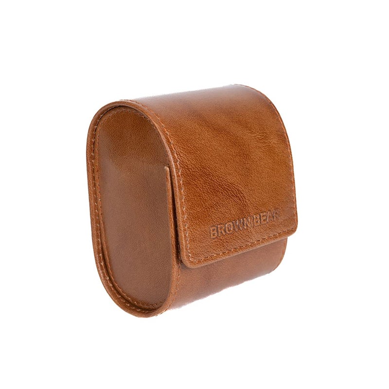 BROWN BEAR Genuine Leather Watch Box Organizer For Men And Women, Watch box Case - Single Storage And Organizer, Brown - Image 1
