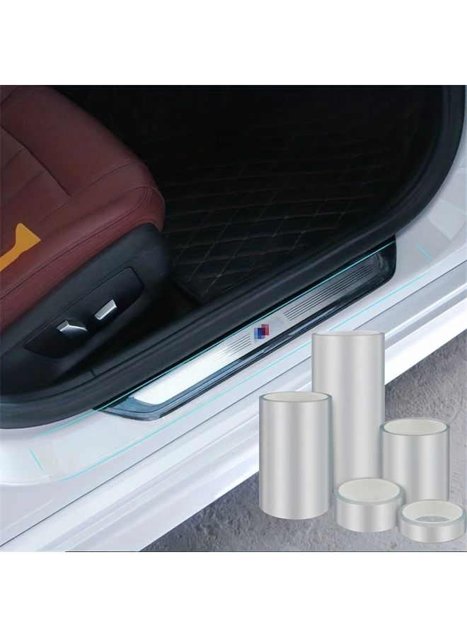 Car Door Edge Protection Film 2cm Self-Adhesive Nano Tape Scratch Guard Transparent - Image 1