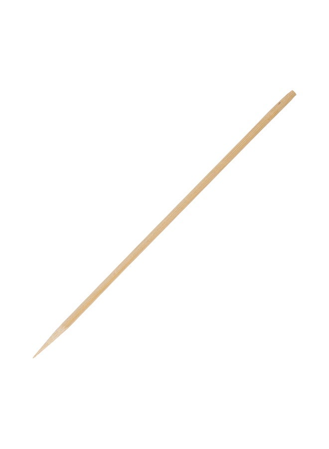 Royalford BBQ Round Skewers- RF11687| Bamboo Skewers Perfect for Indoor, Camping, Hiking and Other Outdoor Entertainment for Grilling Meat, Fish, Vegetables, Chicken, etc| Strong and Sturdy| Brown - Image 3