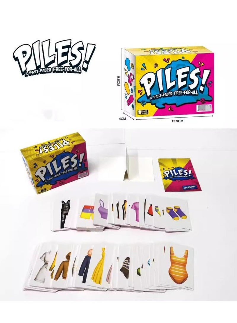 Beauenty Piles Card Games – Family Games – for Kids 8 and Up – Games for Adults – Family Game Night – Travel Games – Party Games – Memory Games – 10 Mins - Image 4