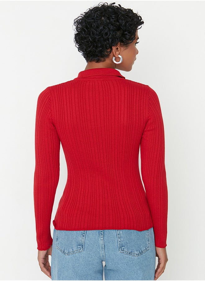 Red Soft Textured Polo Neck Knitwear Cardigan TWOAW20HI0070 - pzsku/ZA88DA77012AFB3B0912BZ/45/_/1730941028/76209a46-9ab6-4f3d-a2b1-719be1feda09