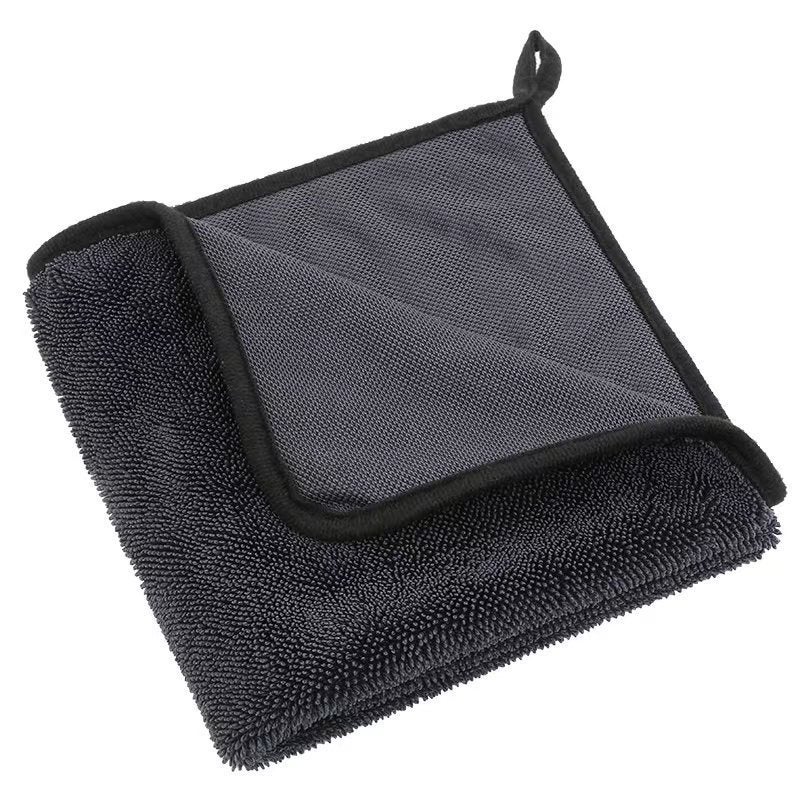 Cross-Border Twisted Braid Water-Absorbing Towel for Car Washing, Strong Water Absorption, Thickened, Lint-Free Cleaning Cloth, Fiber Car Wiping Towel - Image 1