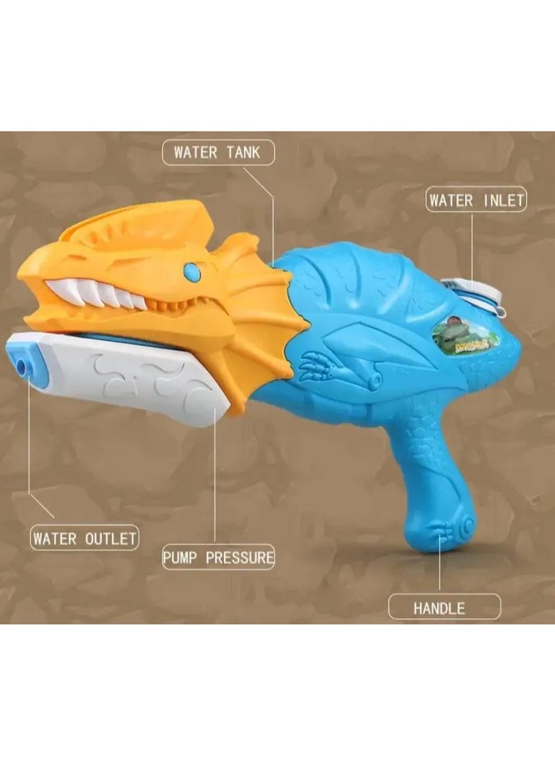 VIO Water Gun for Kids Boys Girls Adults Toys for Swimming Pool Beach Sand Summer Party Blaster Water Pistol Long Range Water Gun Outdoor Fighting Fun Games Gifts for Children Blue Yellow  - Image 5