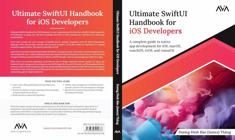 Ultimate SwiftUI Handbook for iOS Developers: A complete guide to native app development for iOS, macOS, watchOS, tvOS, and visionOS (English Edition) - Image 3